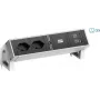 Bachmann DESK2 2xUK 1xUSB A&C 22W 0,2m (902.913)