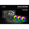 SAVIO VELOX 360mm protsessori vedelikjahuti ARGB-ga