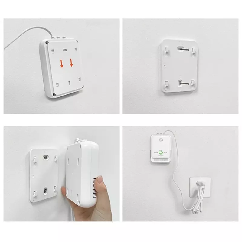 Gaasilekke ja süsinikmonooksiidi detektor LED