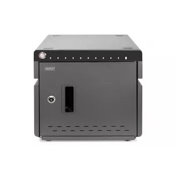 Digitus mobiilne lauaarvutite laadimiskapp 10 sülearvutile/tahvelarvutile kuni 13 tolli, UV-C, USB-C