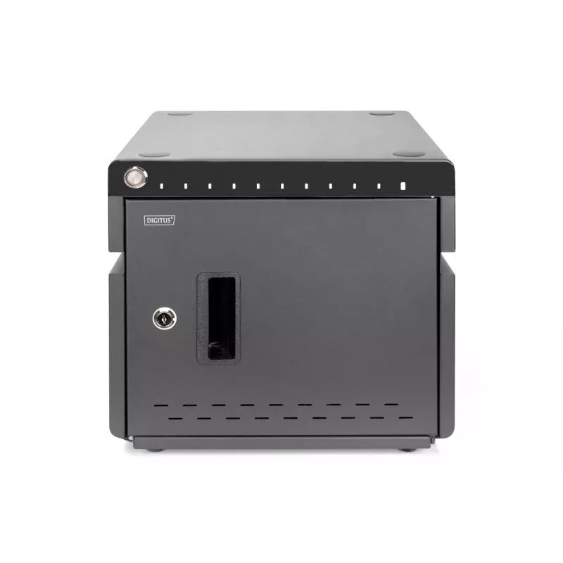 Digitus mobiilne lauaarvutite laadimiskapp 10 sülearvutile/tahvelarvutile kuni 13 tolli, UV-C, USB-C