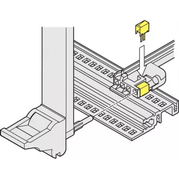 SCHROFF ESD KLAMBER IEEE (50 TK/KOMPLEKT) - Rack-tarvik (24560256)
