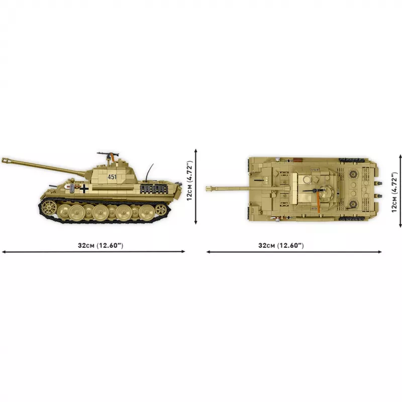 Klotsid Panzer V Panther G Pudel 1133 klotsi