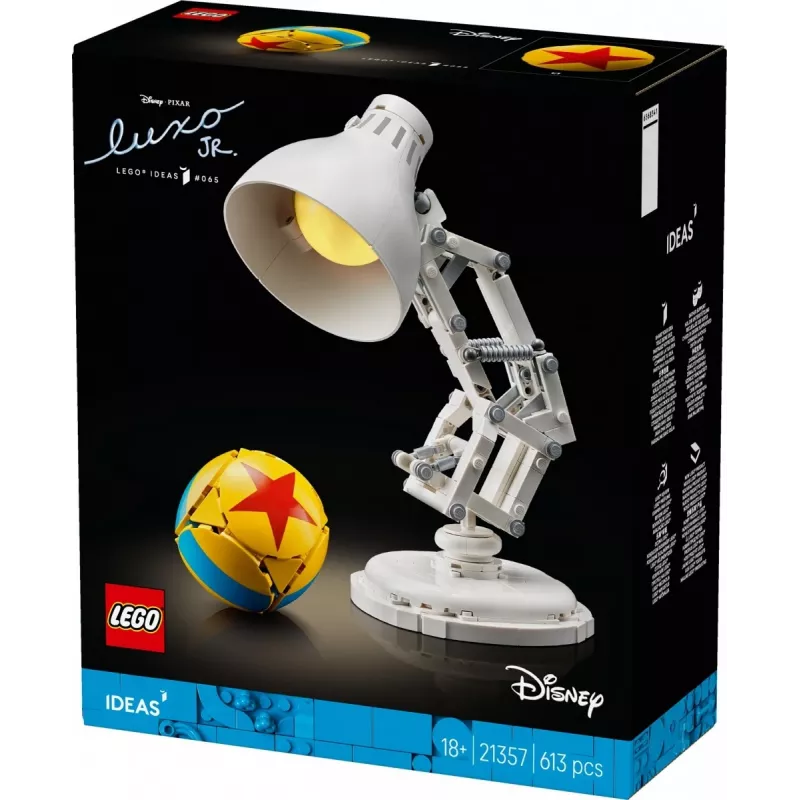 Ehitusmänguasi LEGO Ideas mudel 21357 — Luxo Jr., 613 osa, 290×140×110 mm