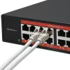 Võrgukommutaator QOLTEC 52364 — Gigabit Ethernet PoE 16xRJ45, 2xSFP