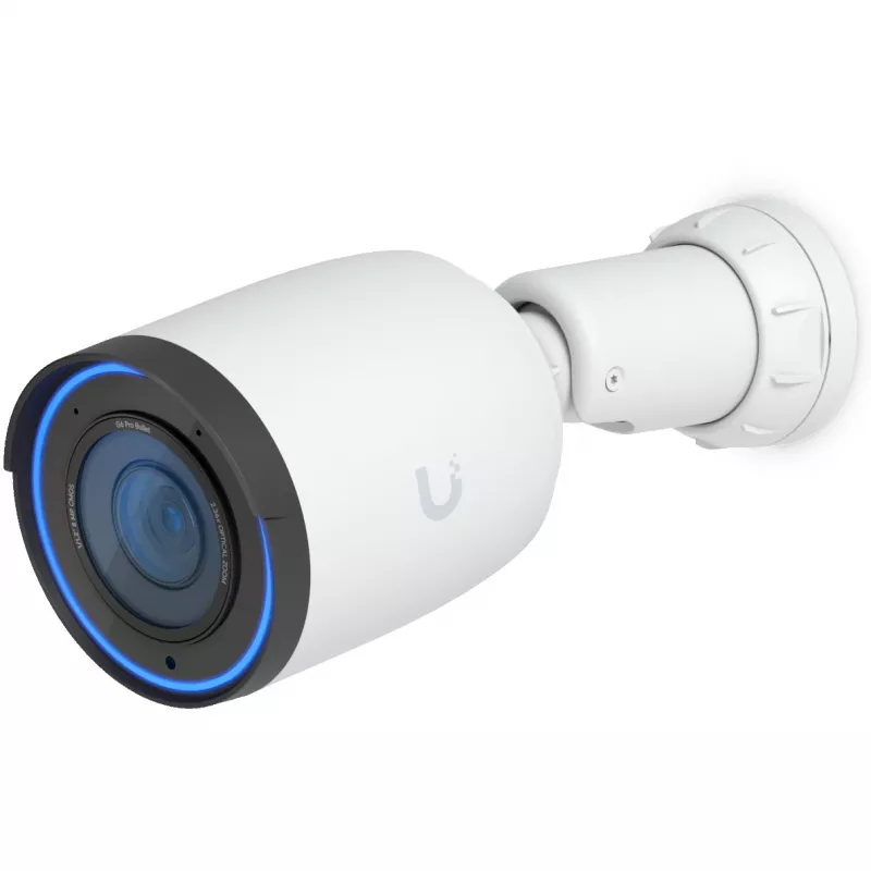 IP-turvakaamera UBIQUITI G6 Pro Bullet — 4K (3840×2160), juhtmega, sise-/välistingimustesse, 1/1,2-tolline CMOS, 5,9–13,8 mm, 2,36-kordne optiline suum, lae/seina/postikinnitus
