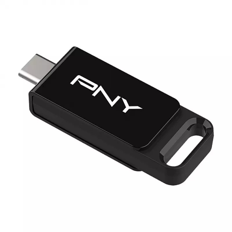 PNY Elite, 128 GB, USB USB-C, 3.2 Gen 1 (3.1 Gen 1), 120 MB/s, Dia, Must