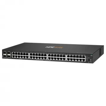 HPE - Aruba 6000 48G 4SFP Switch - Lüliti - L3 - hallatav - 48 x 10/100/1000 + 4 x Gigabit SFP - küljelt küljele õhuvool - riiulisse paigaldatav - AC 100 - 127 V / 200 - 240 V
