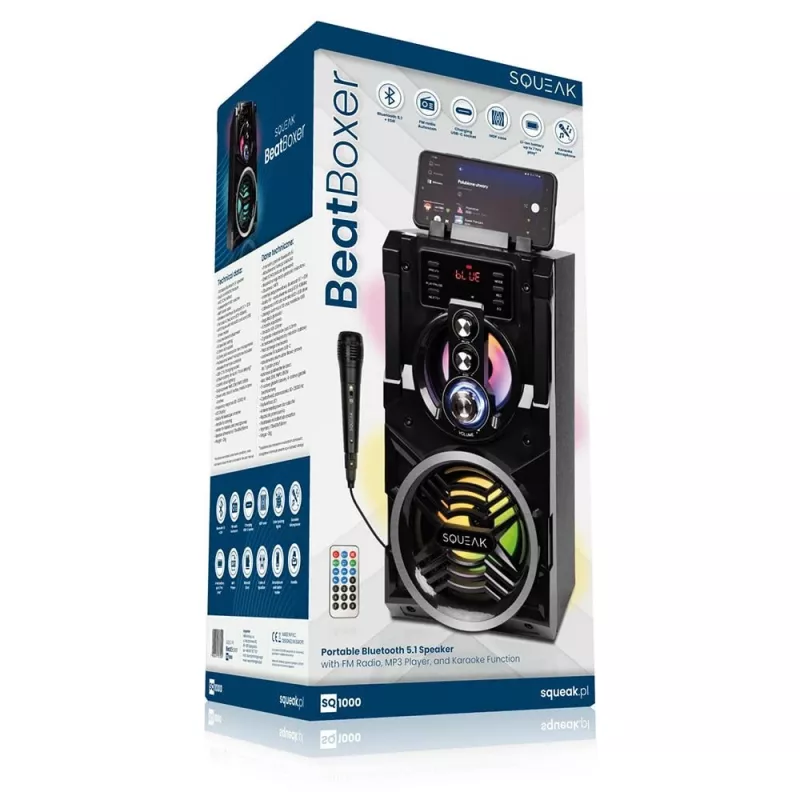 BeatBoxer Bluetooth 5.1 KÕLAR - BLUETOOTH-KÕLAR KARAOKEGA