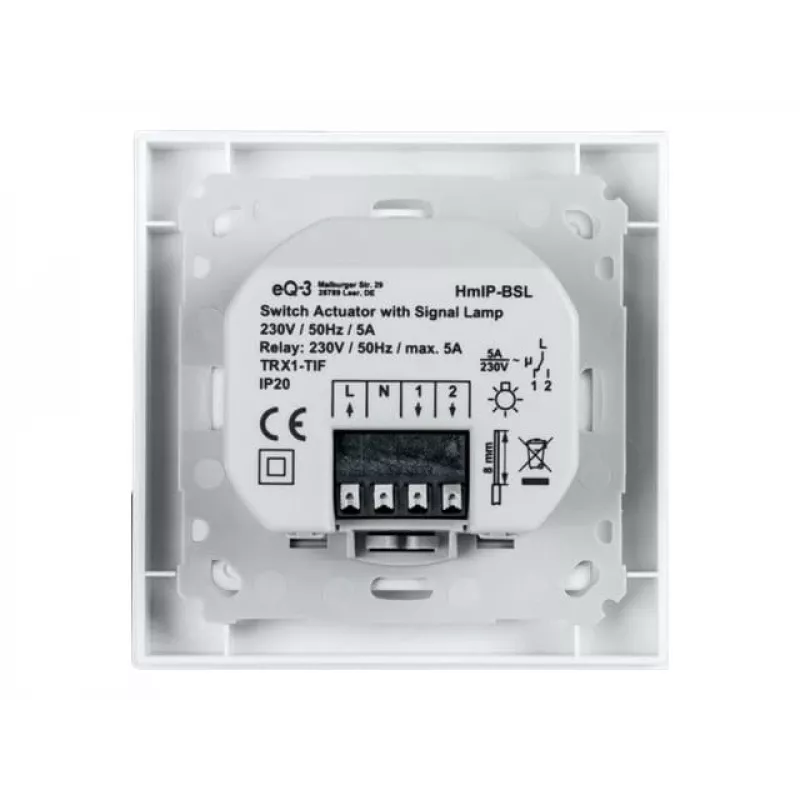 Valguslüliti Homematic IP HmIP-BSL Valge Nupud IP20 230V 5A