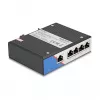 Ethernet Switch DELOCK 80162 — 5-pordiline Gigabit RJ45 DIN-liistule