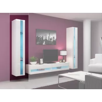 Cama riiul VIGO NEW 180/40/30 valge/valge läige