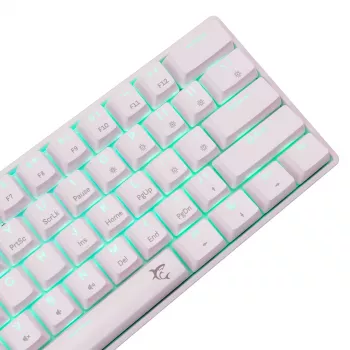 Mehaaniline klaviatuur White Shark Shinobi-2 Brown Switch US layout — kompaktne disain, pruunid lülitid