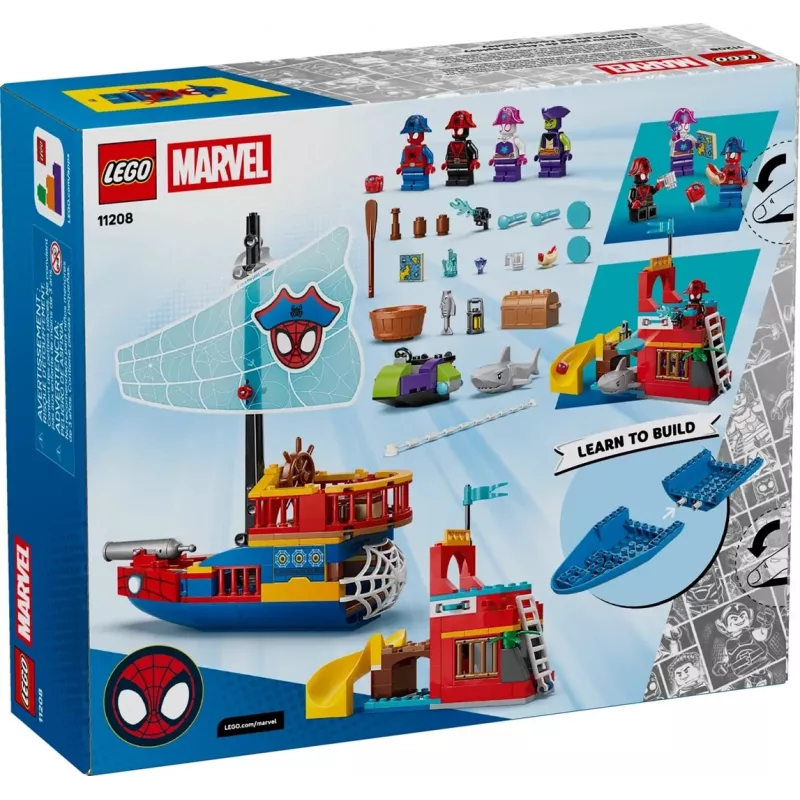 LEGO MARVEL 11208 Meeskonna Spidey Piraadilaev