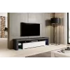 Teleriiul Cama Meble TORO 200 — 2000×350×410 mm, hall pealispind puitlaastplaadist, hall/valge läige