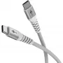 super-soft USB 2.0 põimitud kaabel, USB-C pistik > USB-C pistik (valge, 3 meetrit)