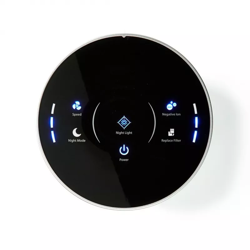 Nedis AIPU100CWT õhupuhasti 20 m² 50 dB 35 W Must, Valge