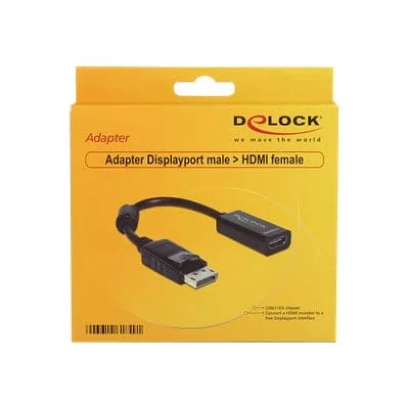Video kaabliadapter DeLOCK 61849 0.125m DisplayPort to HDMI