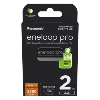 Laetavad akud PANASONIC ENELOOP PRO AA 2500 mAh 2 tk (BK-3HCDE/2CP)