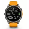 Garmin fenix 8 3.56 cm (1.4) AMOLED 47 mm Digitaalne 454 x 454 pikslit Puuteekraan Grafiit Wi-Fi GPS (satelliit)