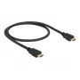 DeLOCK - Video-/Audio-/Võrgukaabel - HDMI - 28 AWG - HDMI, 19-pin (M) - HDMI, 19-pin (M) - 50 cm - Must (84751)