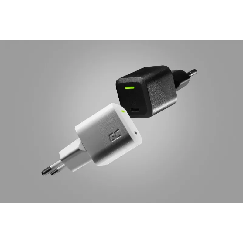 Mobiilseadme laadija roheline Cell CHARGC06, USB-C 33W, Quick Charge 3.0, vahelduvvoolu sisend 100–240V, must