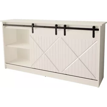 kummut 160x80x35 GRANERO valge/läikiv valge