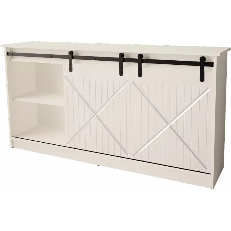 kummut 160x80x35 GRANERO valge/läikiv valge