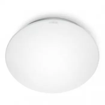 Laelamp Steinel RS 16 L, E27 pesa, 100 W, valge, ümmargune, Ø 27,5 cm, kõrgus 95 mm, liikumisandur