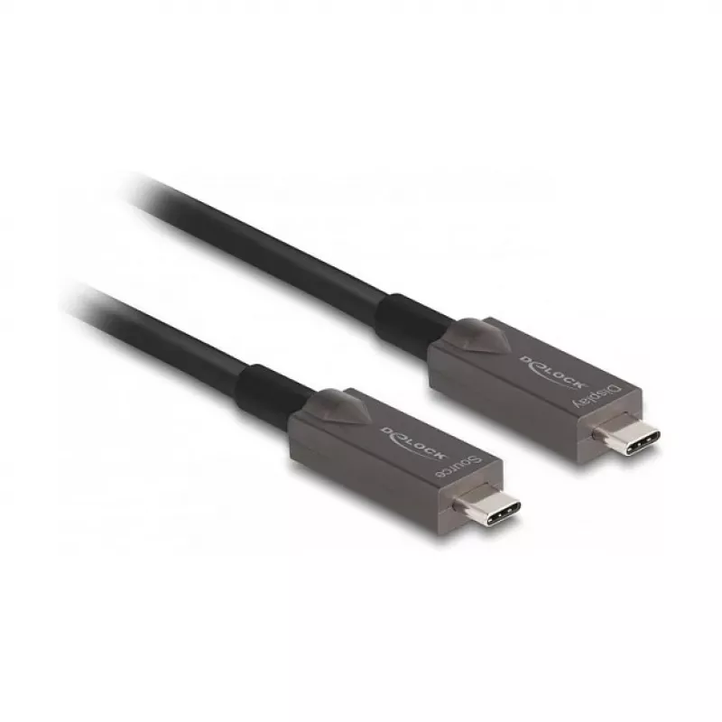 DeLOCK Active Optical USB-C Video + Data + PD kaabel 3 m USB 3.2 Gen 2