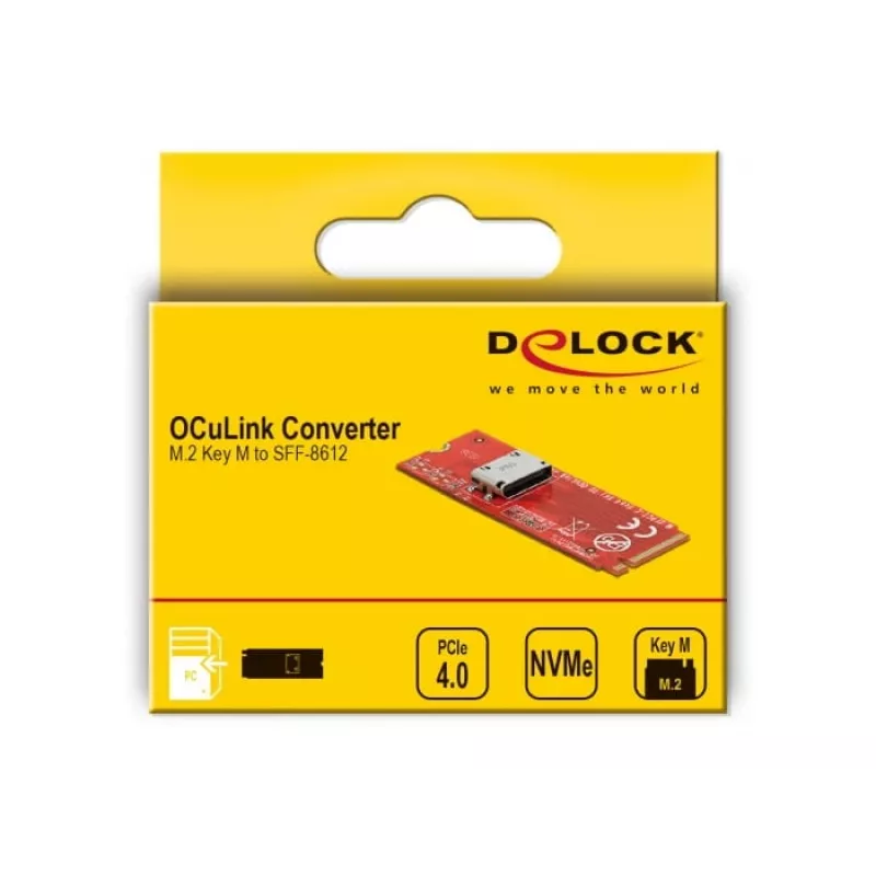 M.2 Key M 1 x OCuLink SFF-8612 muundur DeLOCK 64106