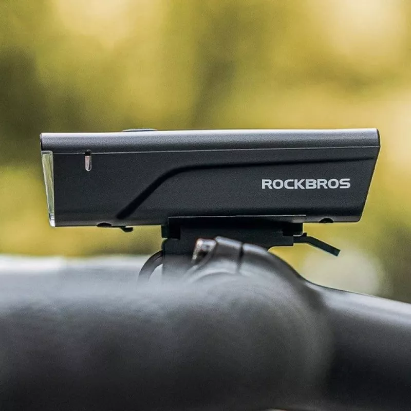 Rockbros jalgrattavalgusti + USB-C - USB-A kaabel 260 lm Must