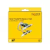 DeLOCK - Adapter Parallel/Serial - PCIe 1.1 Low-Profile - paralleel x 1 + jada x 2 (90413)