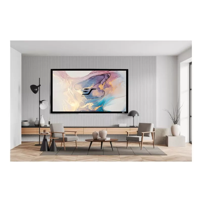 Elite Screens | SableFrame Series | ER120WH1 | Diagonaal 120 tolli | 16:9 | Vaadeldav ekraani laius (W) 266 cm | Must