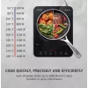 Caso ProSlim 2000 2236 Mobile single induction hob, Glass, Sensor-touch, Must