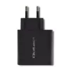 Toiteadapter QOLTEC 51717 45W 20V 3A vahelduvvoolu siseruumide laadija nutikellale, must