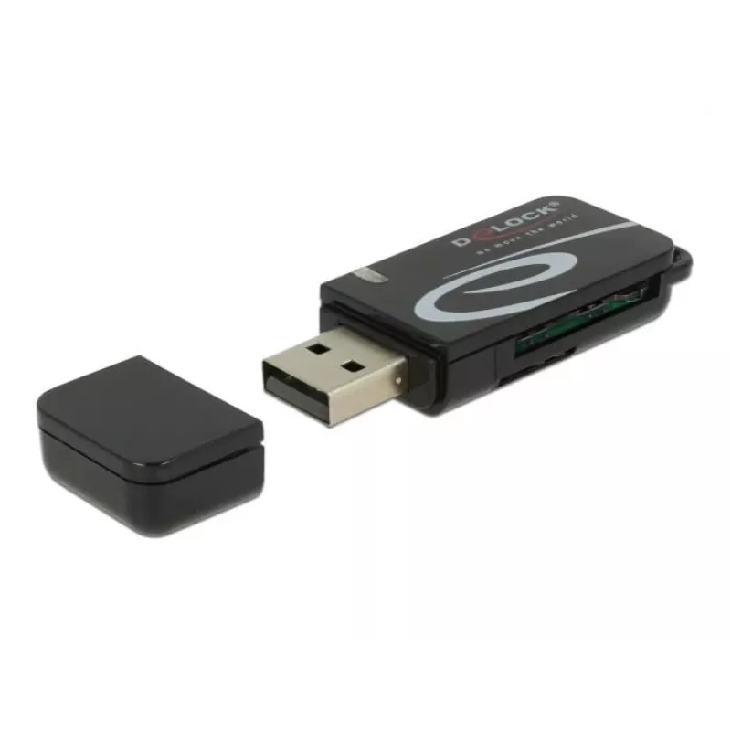 Kaardilugeja DeLOCK Mini USB 2.0 SD ja Micro SD pesaga