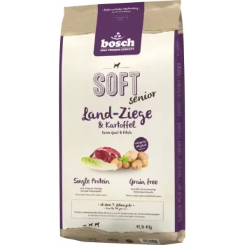 Kuiv koeratoit Bosch Soft Senior Kits ja Kartul 12,5 kg — senioorivalem, pehmed krõbinad, teraviljavaba, 19% valku