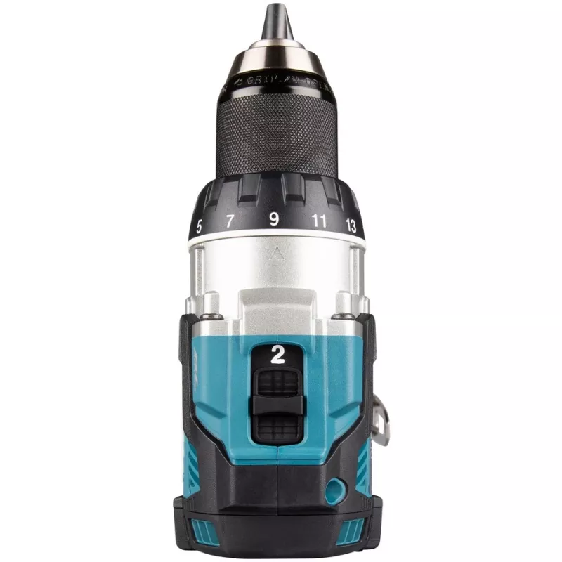 Makita DDF489RTJ akukruvikeeraja/löökkeeraja 1800 p/min Must, Sinine, Teras