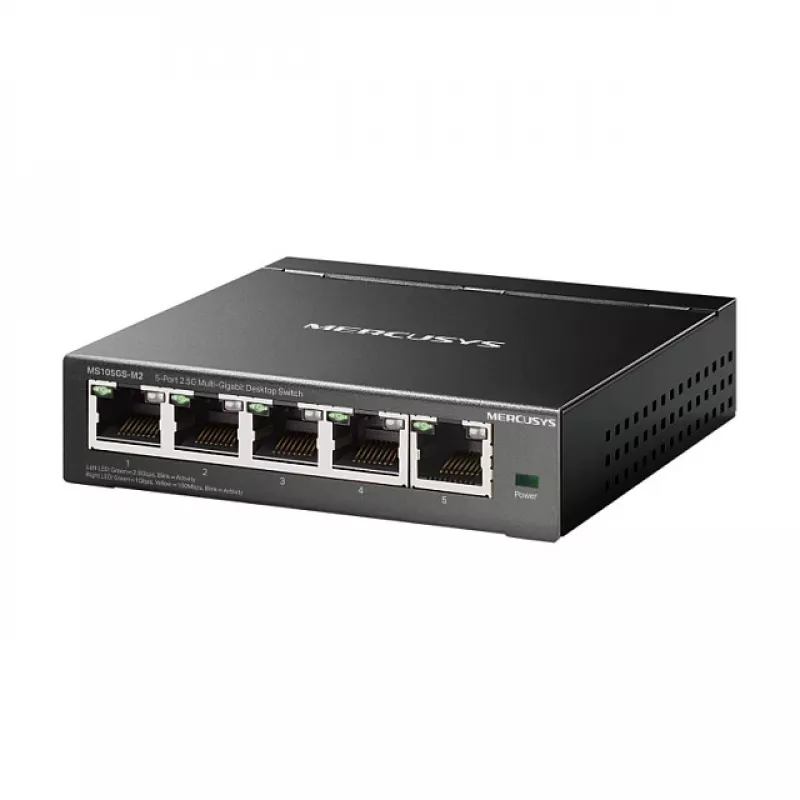 Haldamata võrgukommutaator TP-LINK Mercusys MS105GS-M2 — 5-pordiline Gigabit Ethernet (10/100/1000), must
