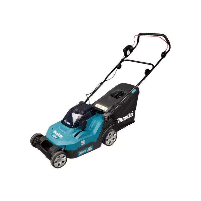 Makita DLM382PM2 - Muruniiduk - Juhtmeta - 18 V - 4 Ah - 2 akut - 3700 p/min - 38 cm - 16,9 kg