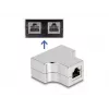 DeLOCK RJ45 Splitter T-adapter 1 x RJ45 pesa – 2 x RJ45 pesa Cat.5e STP