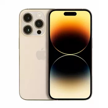 Apple iPhone 14 Pro 17 cm (6.7) Dual SIM iOS 16 5G 128 GB Kuldne remade / taastatud