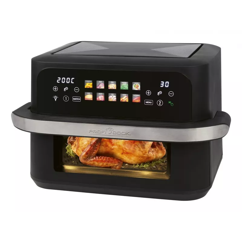 ProfiCook PC-FR 1313 H kahekordne kuumõhkfritüür, 10 L, 2400 W, must/roostevaba teras