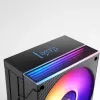 Õhkjahuti TACENS Mars Gaming MCPU-LCD, 120 mm ventilaator, TDP 300 W, toetab LGA1700/1200/115x/1366 ja AM4/AM5, must