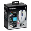 Juhtmevaba mängurihiir DEFENDER MM-282 RF — mõlemakäeline, optiline 1800 DPI, 5 nuppu, USB, akutoitel