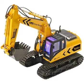 Revell Digger 2.0 - Ekskavaator - Elektrimootor - 1:16 - Ready-to-Run (RTR) - Must - Kollane - Digger 2.0 (24924)