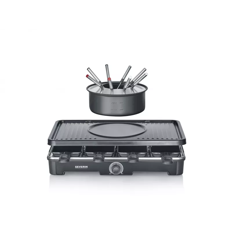 Raclett-grill Severin RG 2347 8 inimesele 1400 W must