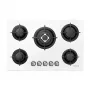ISEASY MGBG-775 gaasipliit 5 põletiga (valge)