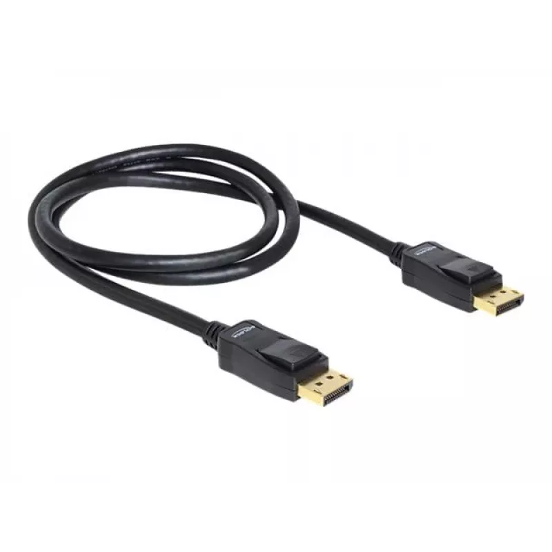 DisplayPorti kaabel DeLOCK 82423 1 m isane-isasele Must